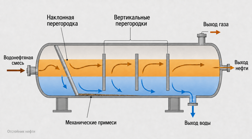 Отстойник нефти